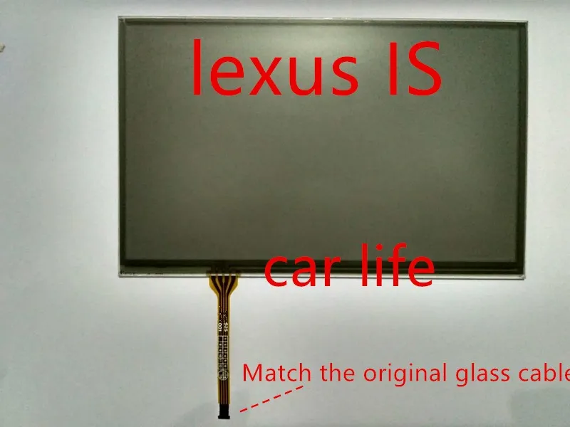 

7 inch Black glass touch Screen panel Digitizer Lens for IS350 GS430 GS300 GS350 LTA070B511F 512F 513F 050F 052F 054F LCD