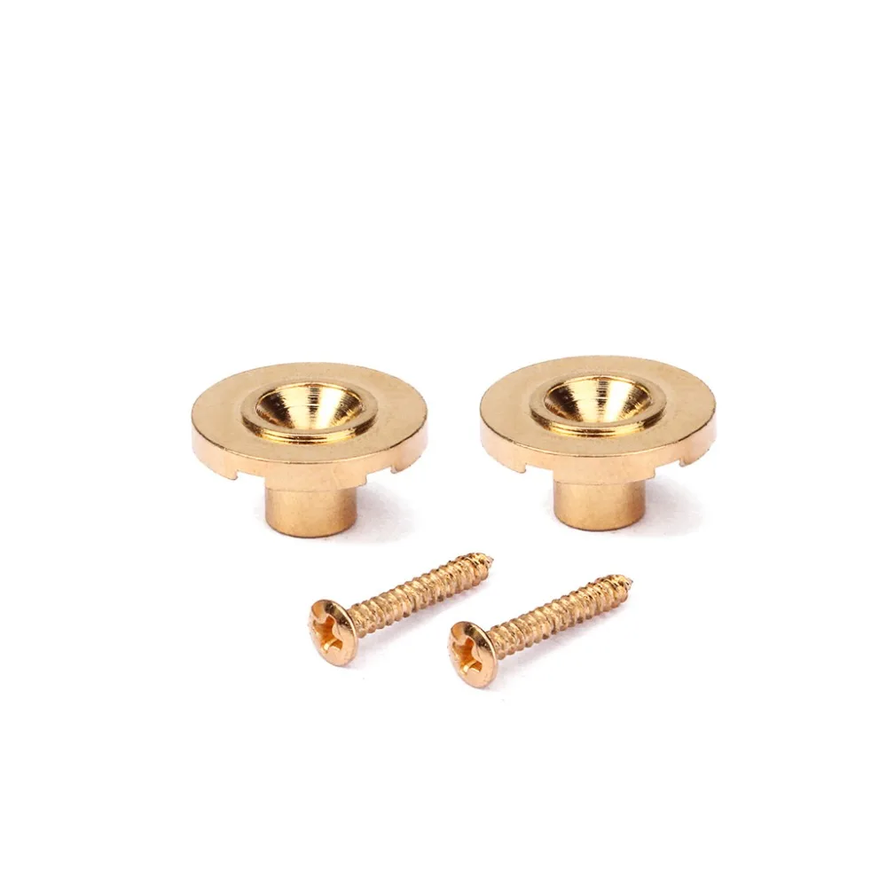 

2pcs Guitar String Tree Pressure Button Retainer Buckle For FD Bass Silver Golden