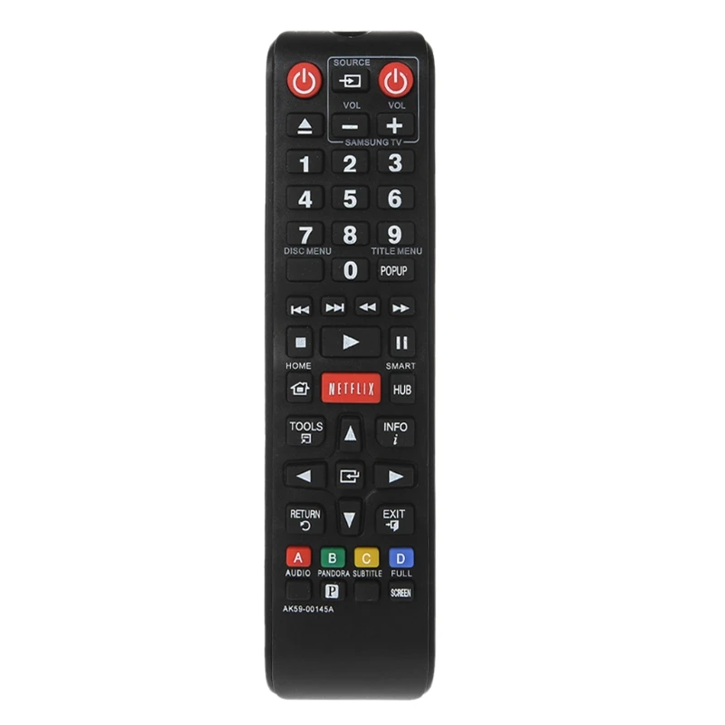 

Replaced Remote AK59-00145A fits for Samsung Blu-Ray DVD Player BD-E5700 BD-E5900 BD-EM57 BD-EM59 BD-ES6000 BD-E5300 BD-E5400