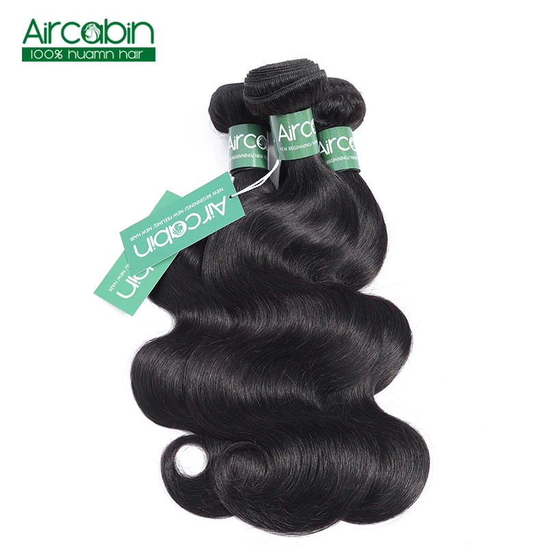 Malaysian Body Wave Hair Bundles Non Remy Hair Weave Bundles 1 Piece Hair Extensions Human Hair 3 or 4 Bundles Can Buy Aircabin