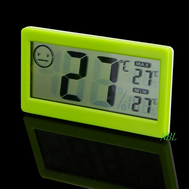 Us 3 63 9 Off New 3 3 Lcd Mini Digital Indoor Home Thermometer Hygrometer Kitchen Bedroom Temperature Humidity Meter With Stand Package In