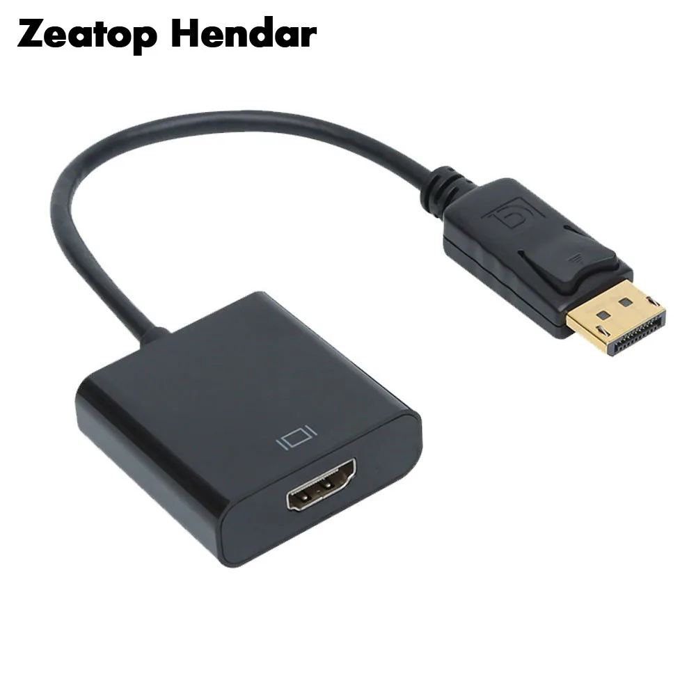 Цифровые кабели 1080P DP порт дисплея штекер-HDMI гнездо конвертер адаптер Кабельный