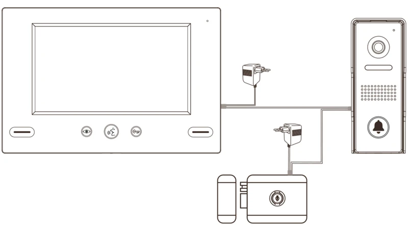 villa wired intercom access system kits (3)