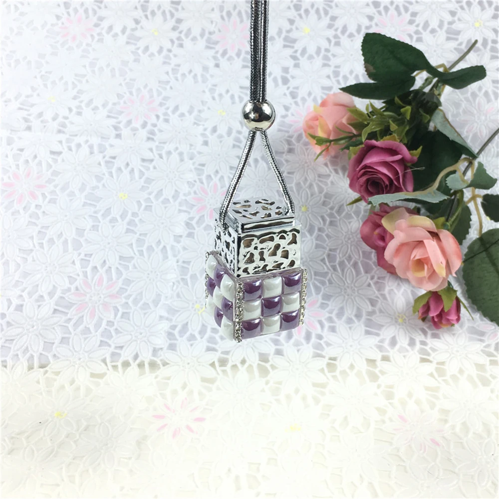 

Car Pendant Empty Bottle Rear view Mirror Dangle Ornament Decoration Auto Interior Hanging Trim Without Perfume Car Accessories