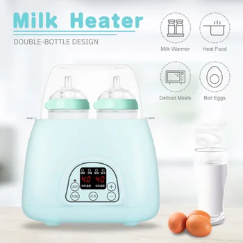 

Baby Feeding Double Bottle Warmer Heater 6 in 1 Multifunction Universal Babyfood Warm Bottle Sterilizer Electric Milk Warmer