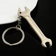 Creative Tool Model Wrench Spanner Key Chain Ring Keyring Metal Keychain Gift