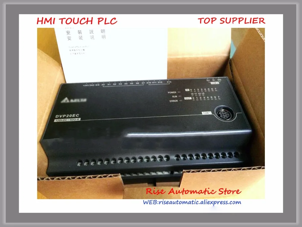 DVP20EC00T3 Delta PLC EC3 series 100-240VAC 12DI 8DO New Original Transistor output dvp40ec00t3 delta plc ec3 series 100 240vac 24di 24do new original transistor output