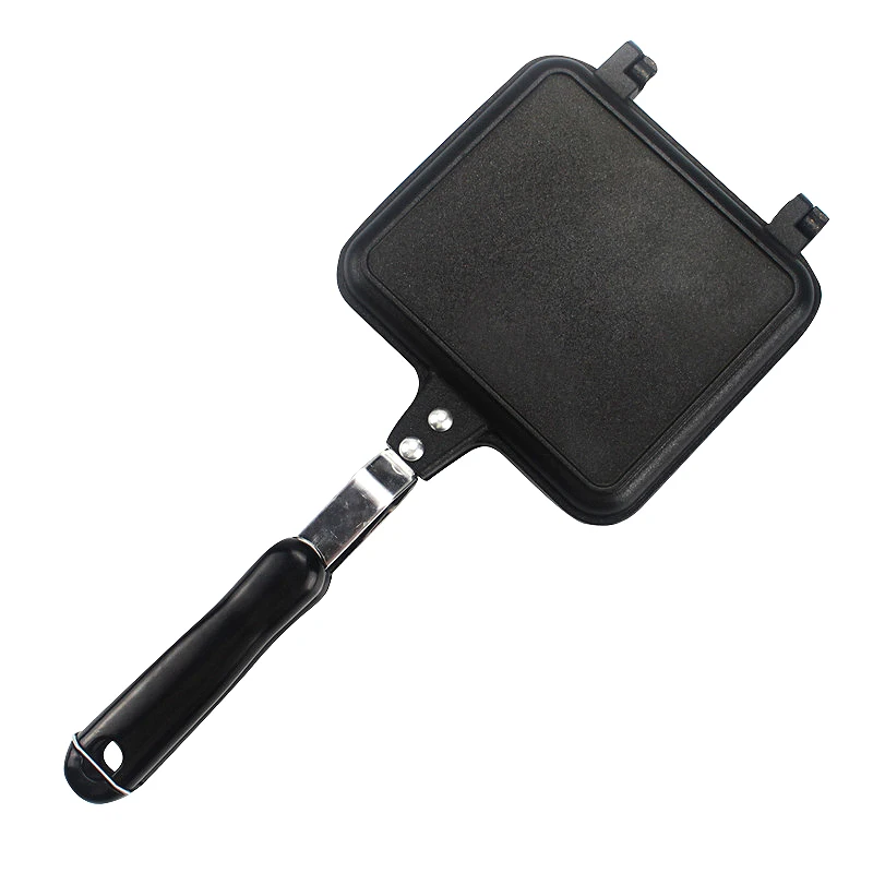 

Sandwich Mold 34.5*15cm Pan Double Side Grill Fry Pan Cookware Double Face Pan Steak Fry Pan Pancake outdoor Kitchen supplies