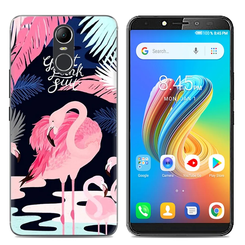 Чехол для телефона TECNO LA7/pouvor2, милый мультяшный высококачественный мягкий чехол из ТПУ с рисунком, силиконовый чехол - Цвет: 6