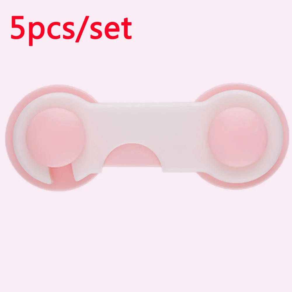 5pcs/more Multifunctional Baby Safety Locks Anti-clutch Drawer Cabinet Door Open Child Safety Lock Care Protect Your Baby Safety - Цвет: As the show