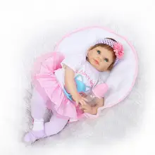 22 дюймов Детские реалистичные куклы-реборн Bebe Reborn Мягкая кукла из силикона для девочек игрушки Дети Рождество День рождения подарок на год
