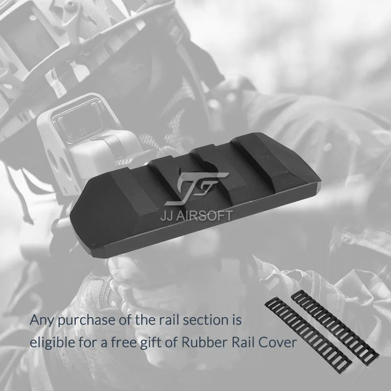 

ACI 3-Slot 3 Slot KeyMod Rail CNC Lightweight (Black/Red/Tan/Silver) Buy One Get 2pcs FREE Rail Cover FREE
