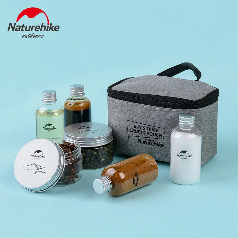 

Naturehike Outdoor Camping Seasoning Bottles barbecue Picnic seasoning Container BBQ Utensils tableware sets