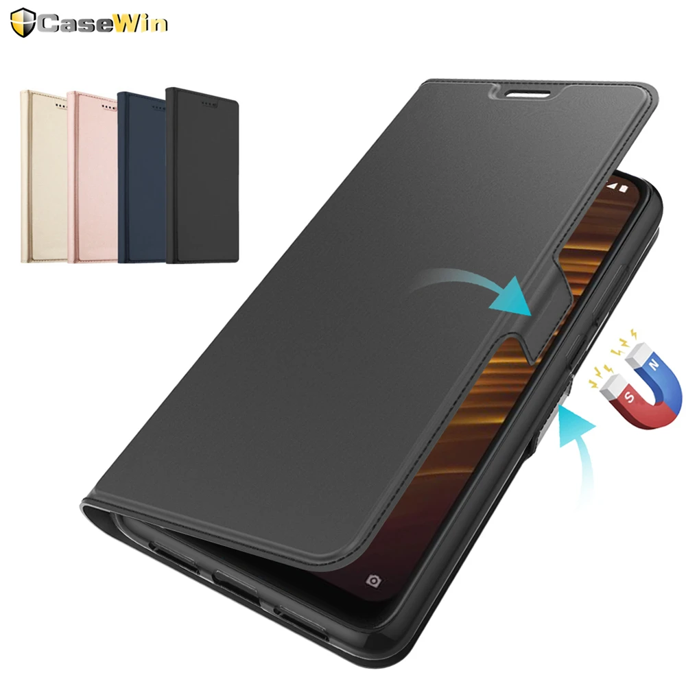 Чехол для телефона Xiaomi POCOPHONE F1 кожаный флип чехол с подставкой Redmi Note 7 Go Fundas Mi 9 Mi9 SE