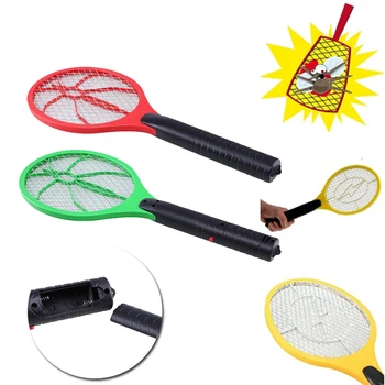 

Mesh Electric Bug Zapper Fly Swatter Zap Catcher Mosquito Control *Electric Three Layer Swatter Racket Insect Insects Home