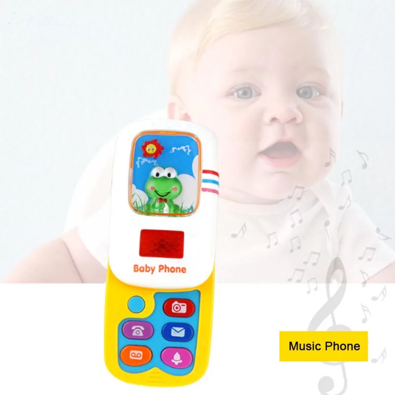 

LED Baby Educational Toys Cellphone Music Baby Phone Toy Mobile Phone Model Children Learning Toy Bebe De Juguete Telephone Toy