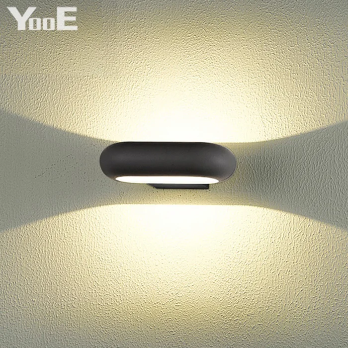 

Indoor Outdoor 5W COB LED Wall Lamp AC110V/220V Decorate proof water IP54 sconce Warm White Light Free shipping