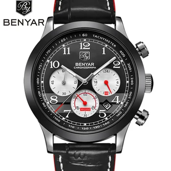 

BENYAR Top Brand Luxury Men's Watches Quartz Watch Men Sport Wristwatch Male Clock Business Waterproof Watch Relogio Masculino