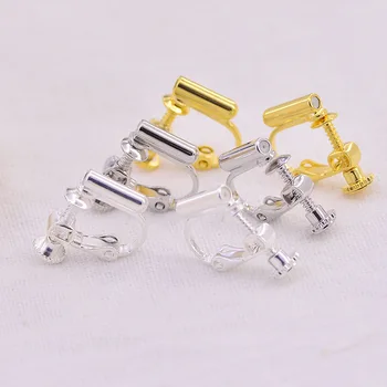 20 PCS Rhodium Gold Silver Plated Screw Ear Clip,Ear Plug Metal Copper Earrings Accessorie Base Setting For Jewelry Making
20 PCS Rhodium Gold Silver Plated Screw Ear Clip,Ear Plug Metal Copper Earrings Accessorie Base Setting For Jewelry Making