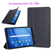 Тонкий ПУ чехол для samsung Galaxy Tab A A6 10,1 T580 T585 T580N SM-T580 чехол для планшета ультра Чехол+ пленка+ ручка