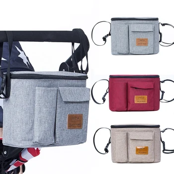 

Baby Carriage Bag Baby Stroller Organizer Bag Multi-Function Waterproof Bag Storage Kids Toddlers Baby Travel Nappy Bag
