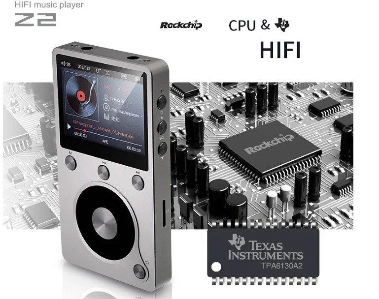 Новый музыкальный плеер aigo (коробка лунный свет) Z2 Fever DSD без потерь Hi Fi