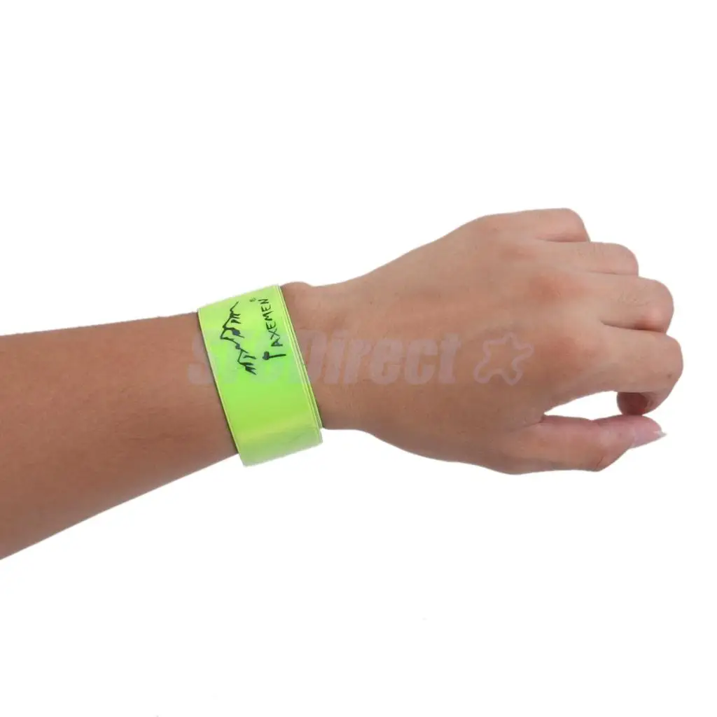 Phenovo Safety  Cycling Reflective Wrist Ankle Straps Arm Band Snap Wrap For Night Outdoor Bike Running /Jogging/Walking/Riding 