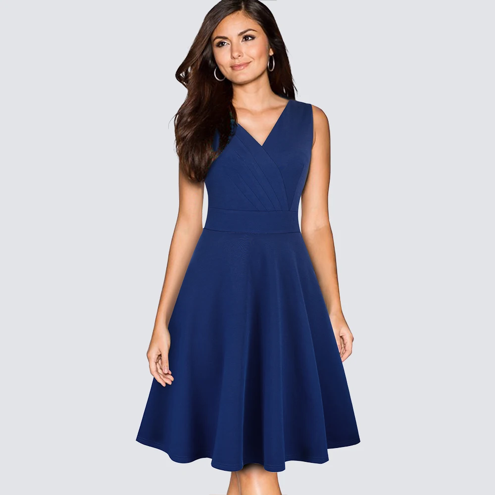 

Women Sexy Summer Party Dress Vintage Floral Embroidery Lace Swing A-line Dress HA113