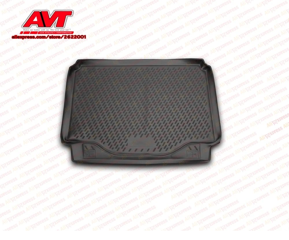 Trunk mats for Opel Mokka 2012 1 pcs rubber rugs non slip rubber