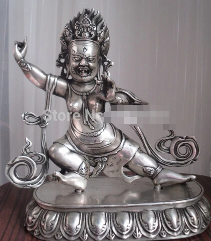 

Fast shipping Buddhism Bronze Vajrapani Chanai Dorje buddha statue 21 cm tall