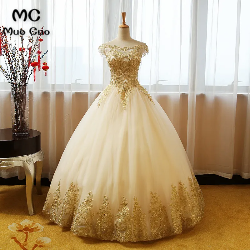 Aqua Blue Quinceanera Dresses Tulle Withh Gold Appliques Lace Sweet 16 Dresses Ball Gowns Vestidos De 15 Anos Debutante (4)