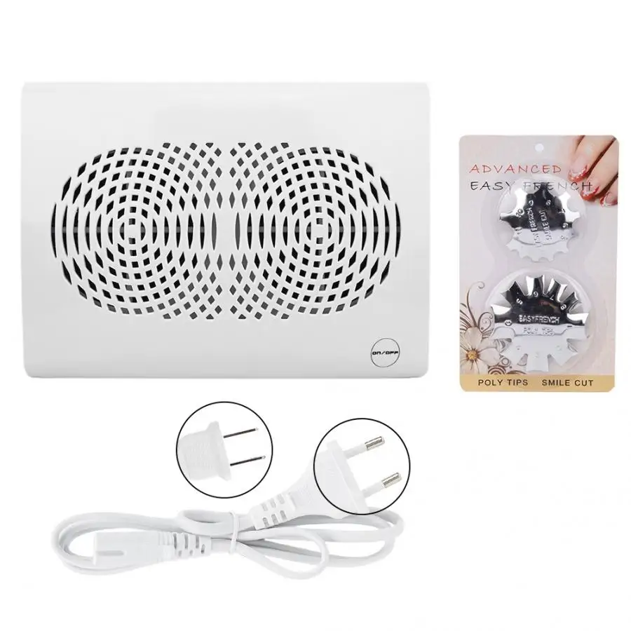 Nail Tools 20W Nail Dust Collector Dual Fans Vacuum Cleaner Machine Nail Art Solon Nails Accessoires