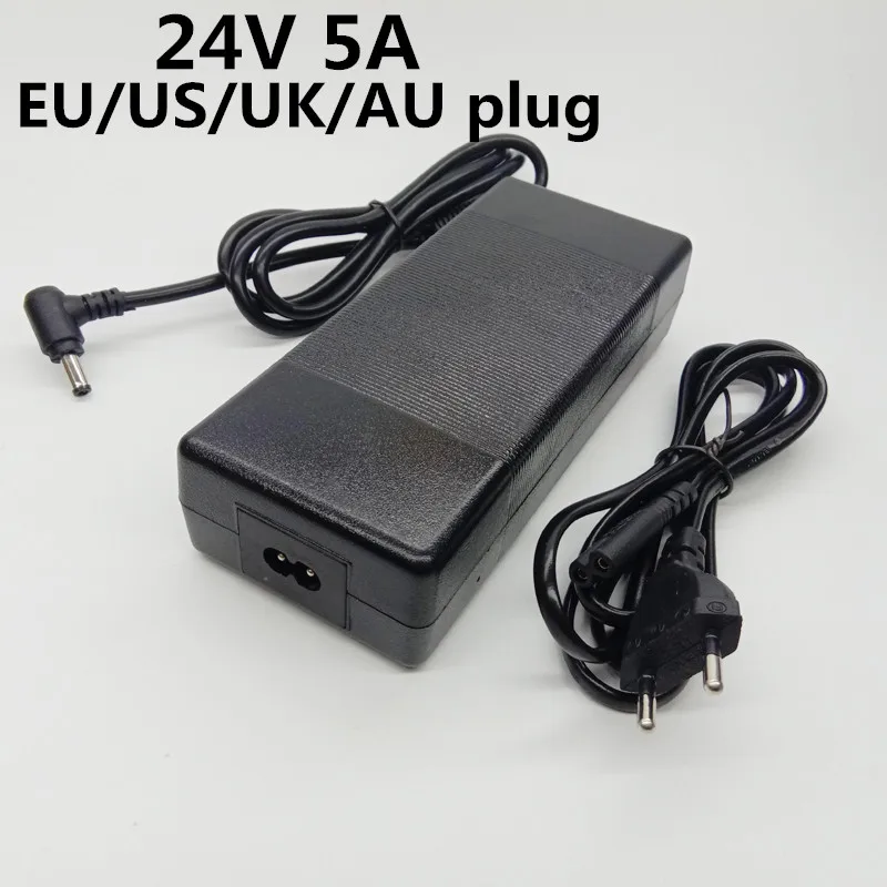 Универсальный адаптер питания переменного тока в постоянный ток 24V5A 24В 5А с
