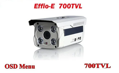 

Free shipping infrared video camera ccd sony effio 700 tvl hd surveillance four lamps array waterproof