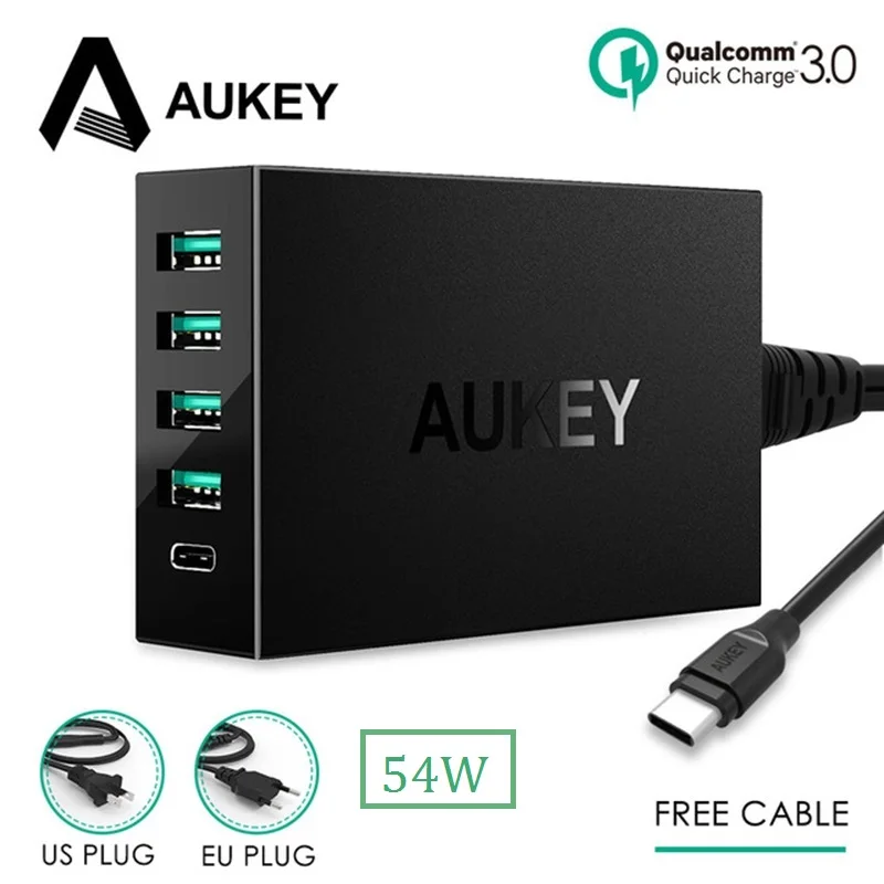 AUKEY Quick Charge 3.0 USB Type C Fast Charger for Xiaomi Samsung