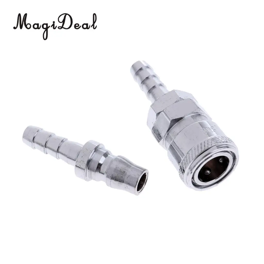 MagiDeal Universal Diving Connector Underwater Fittings Diving Hose Connector Dia 9mm Easy Connection Between Tube and Tube