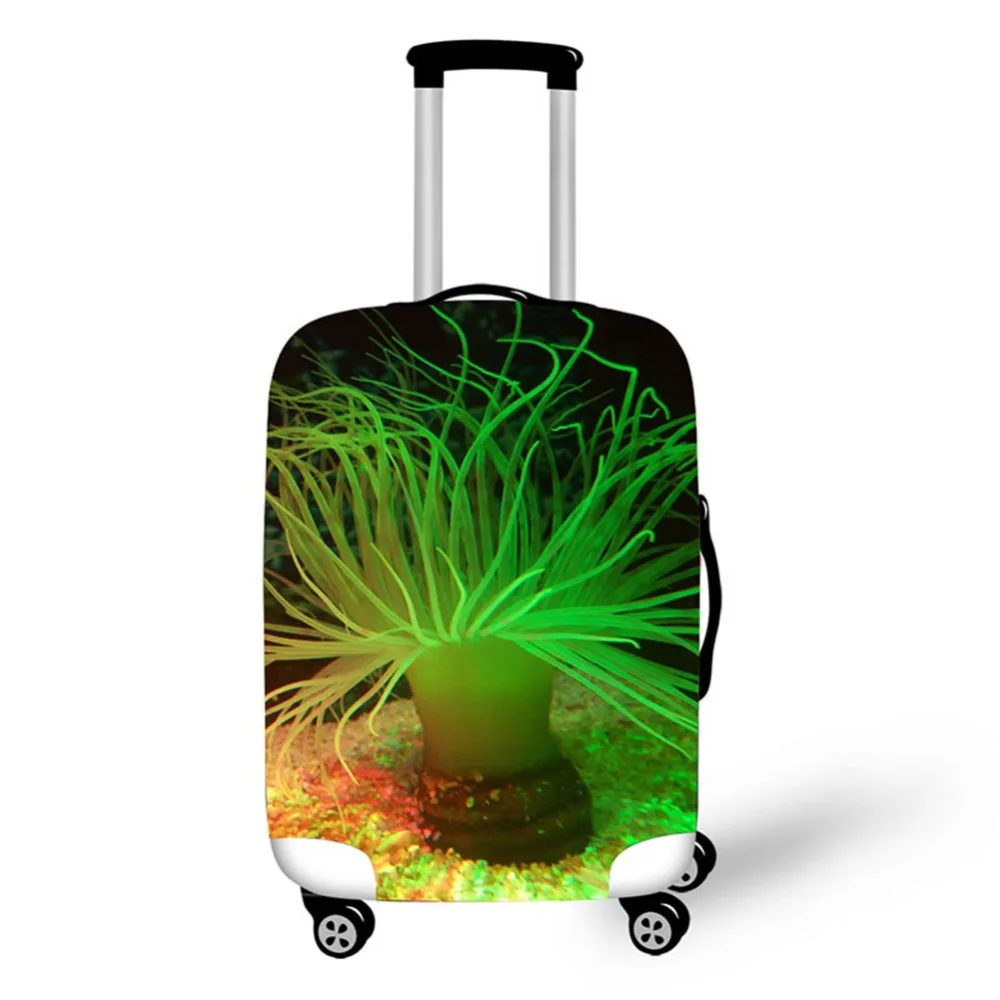 Sea Coral Print Travel Accessories Suitcase Protective Covers 18-32 Inch Elastic Luggage Dust Cover Case Stretchable Sea Coral Print Travel Accessories Suitcase Protective Covers 18-32 Inch Elastic Luggage Dust Cover Case Stretchable