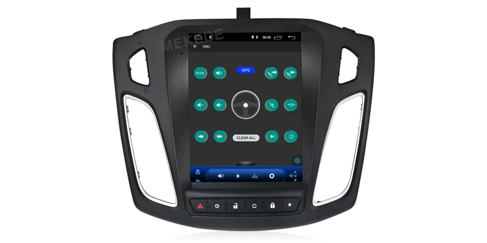 MEKEDE 10,1 дюймов DSP Android 9,0 сенсорный экран автомобиля радио ForFord Focus 2011 2012 2013 2Din головное устройство мультимедийный плеер