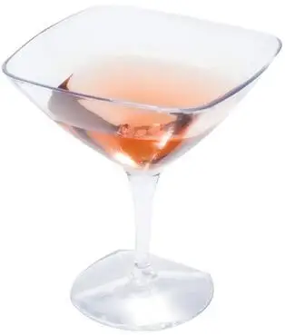 

Promotion - Party Wedding Festival Supplies, Disposable Plastic Tableware, 70*70mm/60ml Mini Martini Cup, 6/Pack