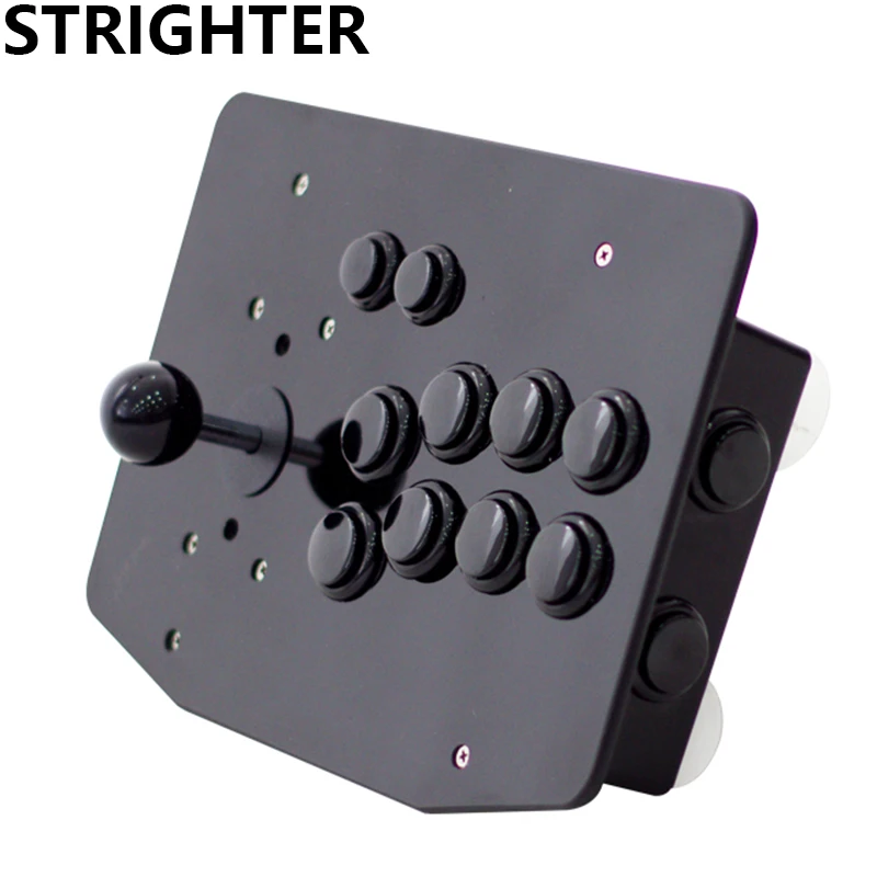 

All black arcade joysticks Game Controller for computer game Street Fighters