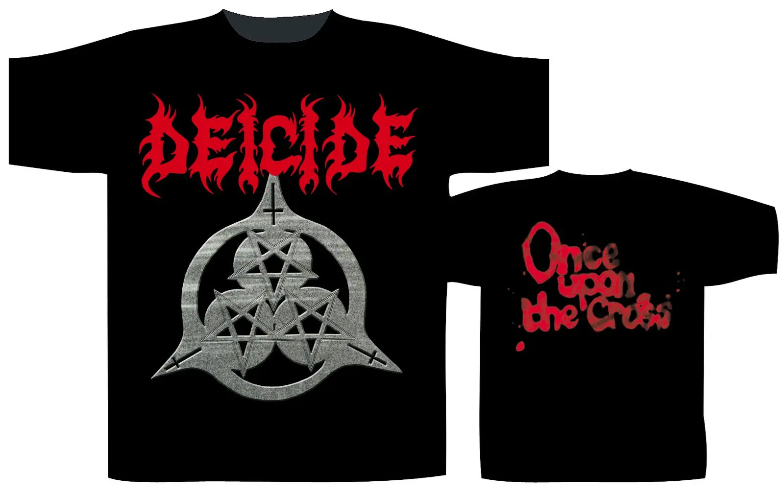 Новая и Официальная футболка Deicide Once Upon The Cross! модная мужская с коротким рукавом