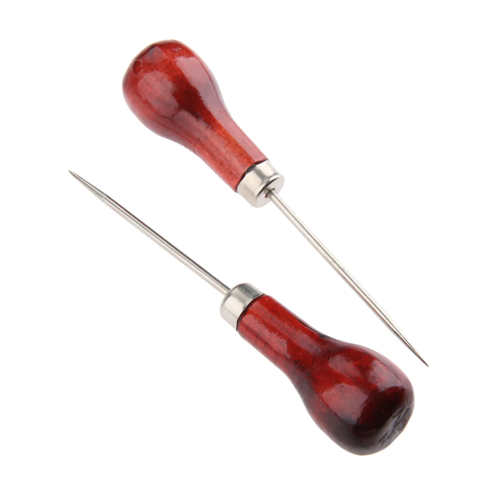 

5Pcs 110mm Leather Stitching Sewing Awl Repair Tool Sewing Punch Hole Hook Awl Leather DIY Handmade Leather Craft Tool