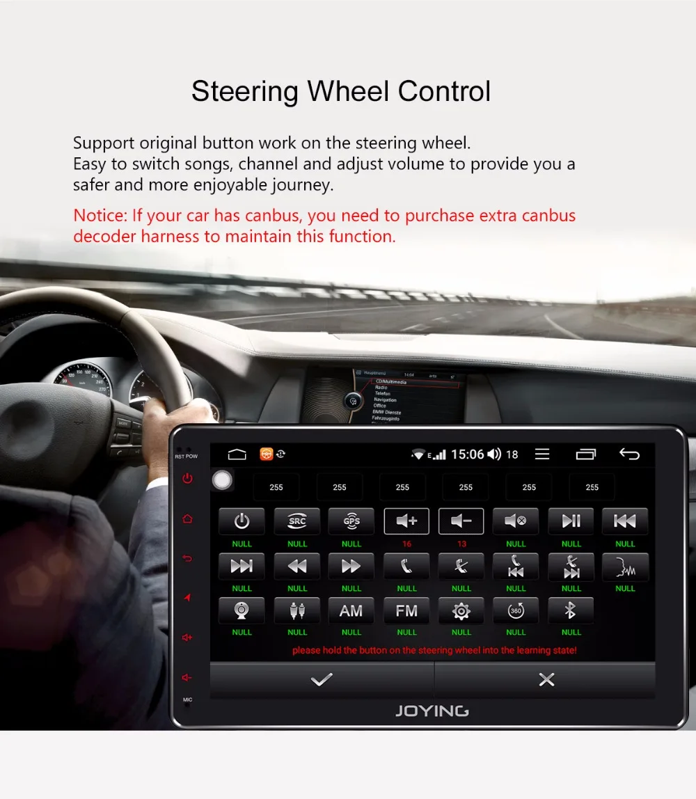 Clearance JOYING Android 8.1 2 din car radio octa Core 4GB+64GB IPS Screen built in 4G&DSP Android auto Carplay Fast Boot GPS autoradio BT 20