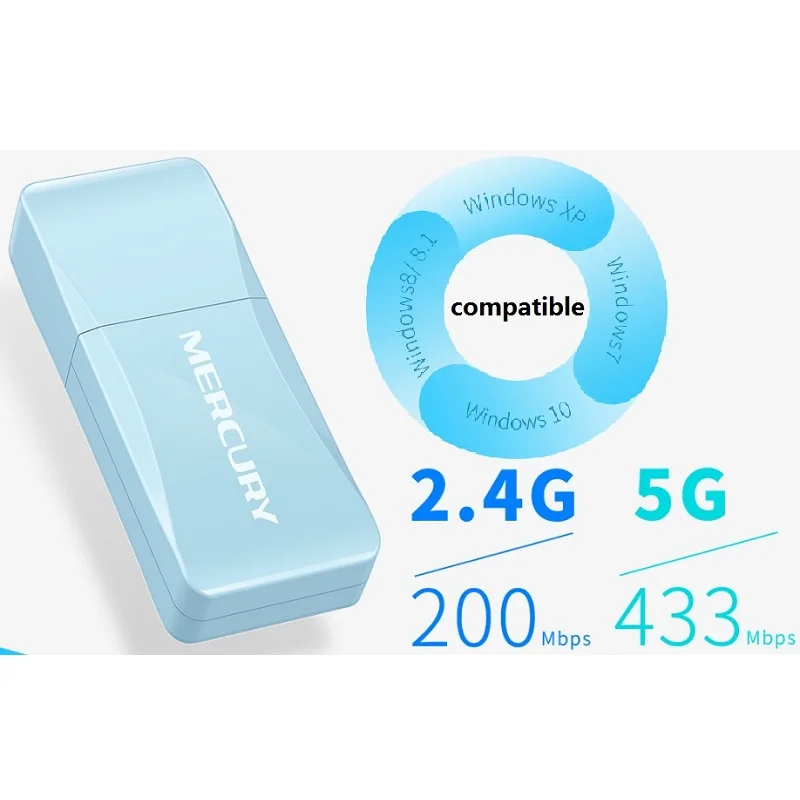 

Plug&Play Drive-free AC650 Wireless Network Card 11AC 650Mbps MiNi Dual Band USB2.0 WiFi Adapter Wireless 2.4GHz5GHz USB adapter