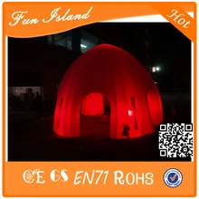 Горячая дешевые надувные купольные палатки, надувные СВЕТОДИОДНЫЙ палатки, вечерние/вечерние палатки