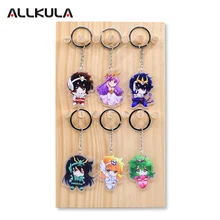Saint Seiya Keychain For Action Figure Peripherals Double Sided Cute Japanese Anime Key Chains AKL248 original bandai tamashii nations saint cloth myth action figure sagittarius seiya from saint seiya omega
