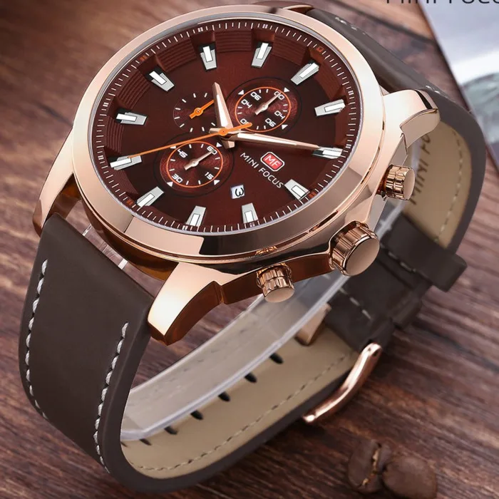 

MINI FOCUS Top Brand Clock Luxury Chronograph Quartz Watch Men Sports Watches Military Army Male Wrist relogio masculino