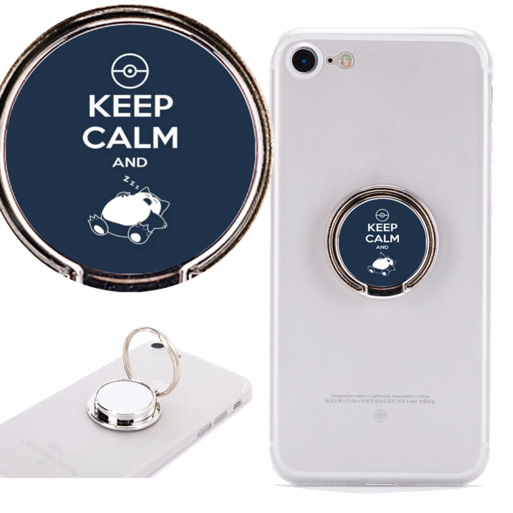 

Keep Calm And Snorlax Phone Holder Stand Mount 360 Degree Rotation