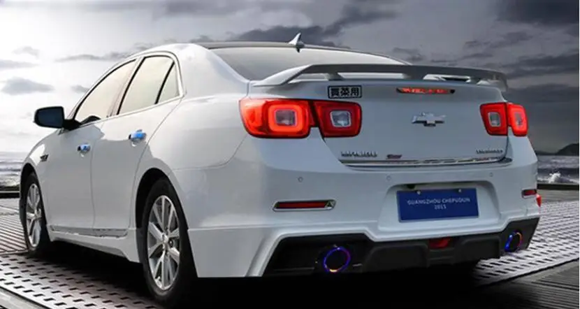 ABS Краски заднего крыла багажник выступ Спойлеры подходит для Chevrolet Malibu 2012 2013