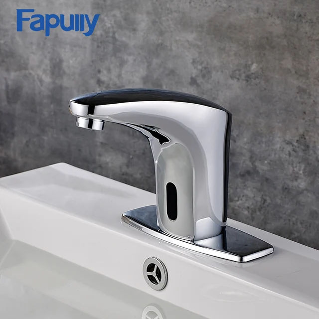 Fapully Automatic Inflrared Sensor Tap Touch Less Deck Mounted Fapully Automatic Inflrared Sensor Tap Touch Less Deck Mounted Hands Free Faucet